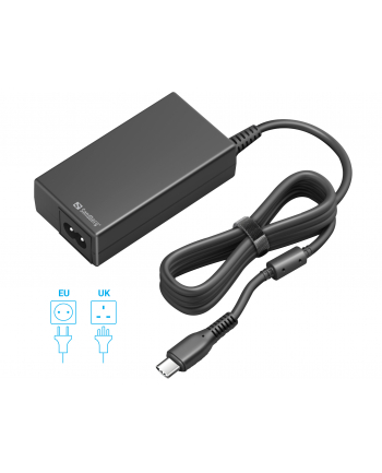 SANDBERG USB-C AC CHARGER PD65W EU+UK (13576)