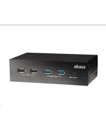Panel Akasa AK-HC-11BK USB 3.1 Gen2 Type-C 5.25'' czarny