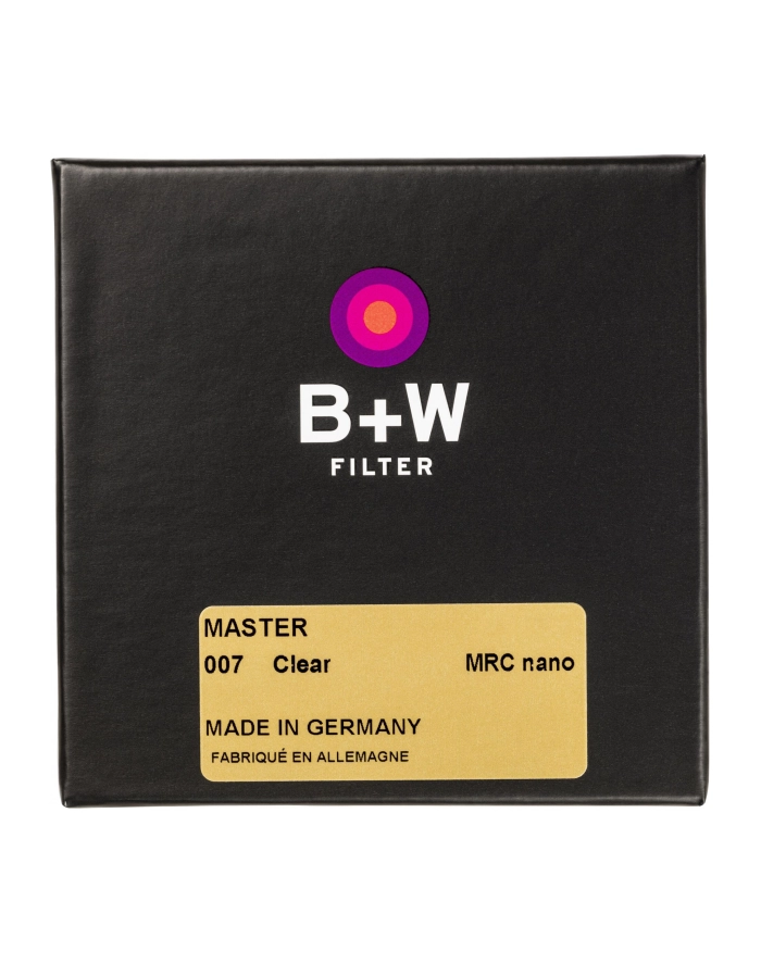 B+W Filtr Fotograficzny Ochronny Clear 007 Mrc Nano Master 49mm główny