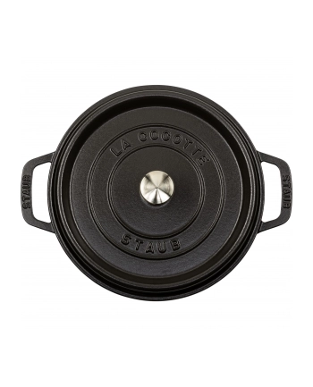 Staub Garnek Żeliwny Cocotte 20cm Czarny 40509-487-0