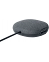 STACJA ŁADUJĄCA ESTILO Z POWIERZCHNIĄ TEKSTYLNĄ 1XEURO-SOCKET I 2XUSB-CHARGER 3M CZARNY/ANTRACYT - nr 1