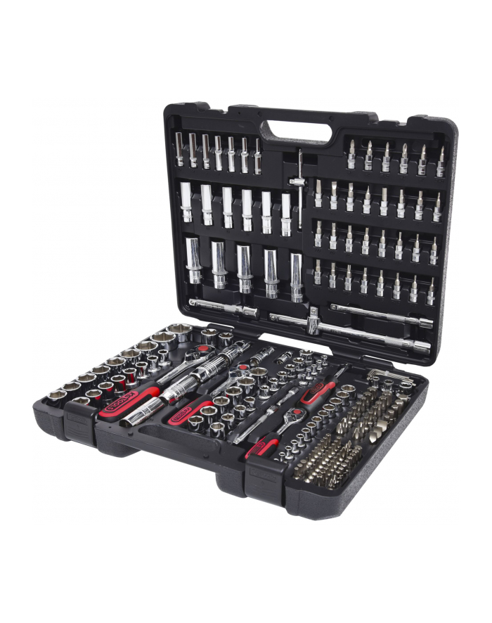 Ks Tools Chromeplus Zestaw Grzechotek Nasadek I Bitów 195El. 418254 główny