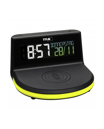 Tfa Dostmann Digital Alarm Clock With Wireless Charger (60202801)