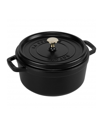 Staub Garnek Żeliwny Cocotte 20cm Czarny 40509-487-0