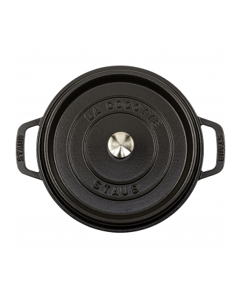 Staub Garnek Żeliwny Cocotte 20cm Czarny 40509-487-0