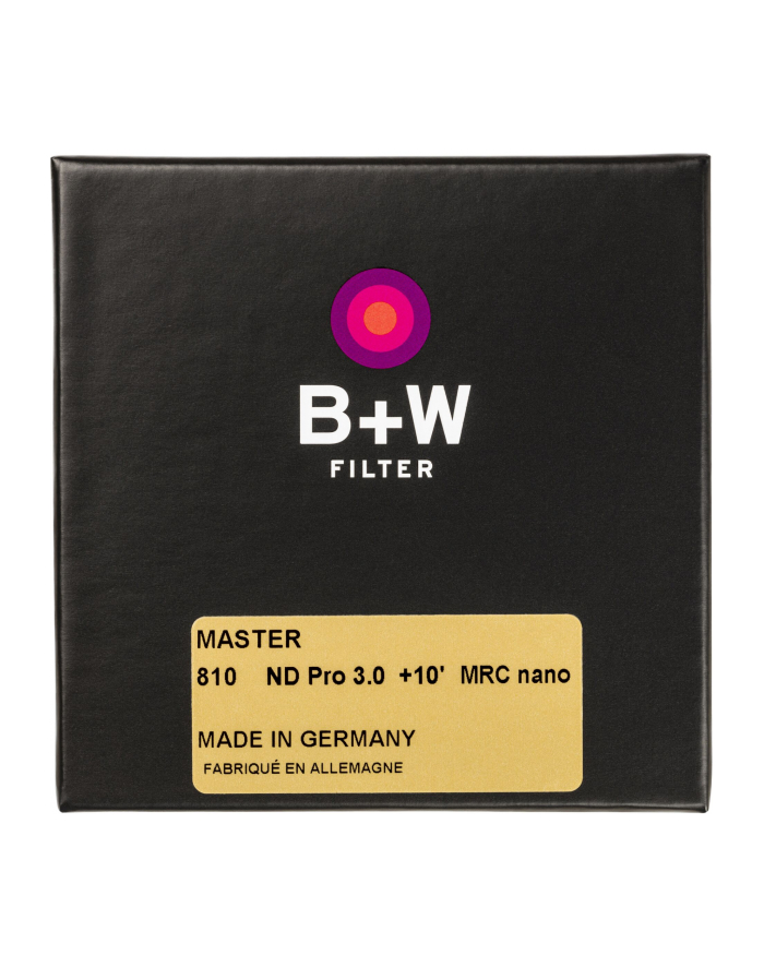 B+W Filtr Fotograficzny Szary ND1000 3.0 810 Mrc Nano Master 62mm główny
