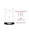 Master Lock Zapięcie Fortum 8285 13 Mm 110 Mm 280 Mm + Linka 120 Cm 8285Eurdpro - nr 4