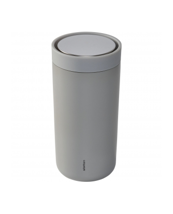 Stelton Kubek To Go Click 400Ml Matowy Jasnoszary 68513