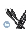 AXAGON BUCM3-CM10AB, SPEED KABEL USB-C - USB-C, 1M, USB 3.2 GEN 1, (49859) - nr 8