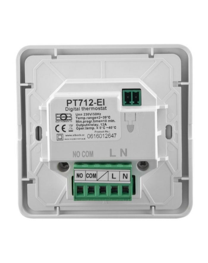 Elektrobock PT712-EI - Termostat tygodniowy główny