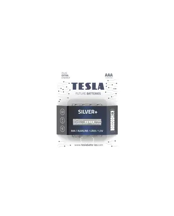 BATERIA TESLA AAA SILVER+ [4 SZT.]