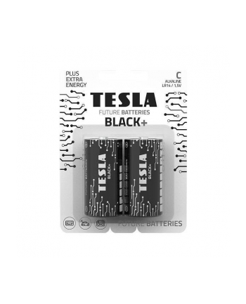 Tesla Black Alkaline Battery C Lr14 (2 Pcs.)