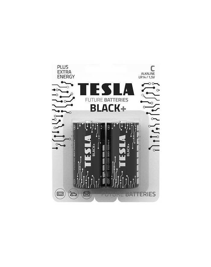Tesla Black Alkaline Battery C Lr14 (2 Pcs.) główny