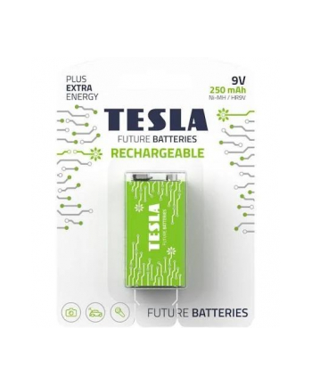 Tesla Rechargeable Battery 9V Lr61 250 Mah (1 Pcs.)