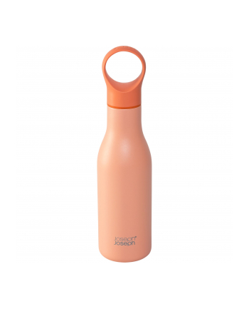 JOSEPH JOSEPH Loop 0,5 l brzoskwiniowy - termos / butelka termiczna ze stali nierdzewnej