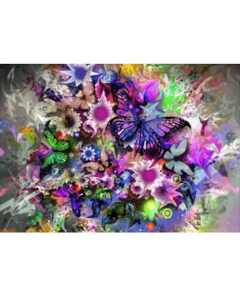 norimpex Diamentowa mozaika Mandala 7D Kwiaty z motylem 40x30cm 1006635