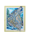 norimpex Diamentowa mozaika Mandala 7D Wilk 40x30cm 1006659 - nr 1