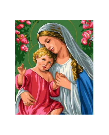 norimpex Malowanie po numerach Maryja z dzieckiem 40x50cm 1006810