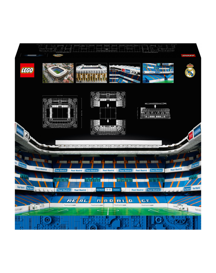 LEGO Creator Expert 10299 Stadion Realu Madryt Santiago Bernabeu główny