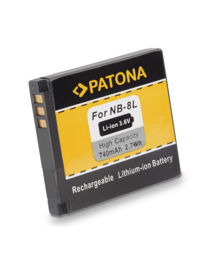 PATONA - Akumulator Canon NB-8L 740mAh Li-Ion główny