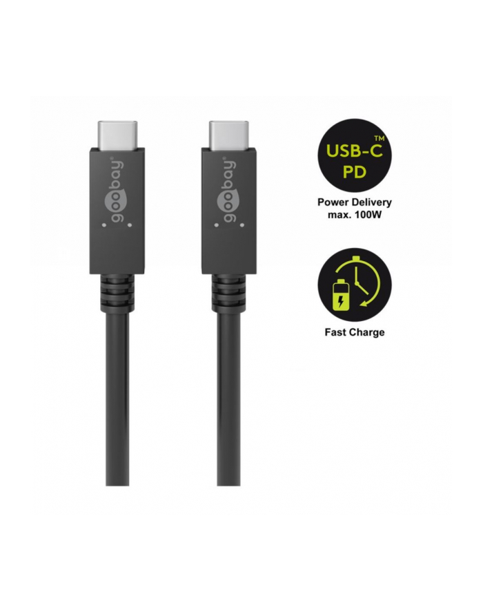 PRO  USB-C PD CHARGING AND SYNC CABLE 100W - 1 M (4040849492549)  (4040849492549) główny