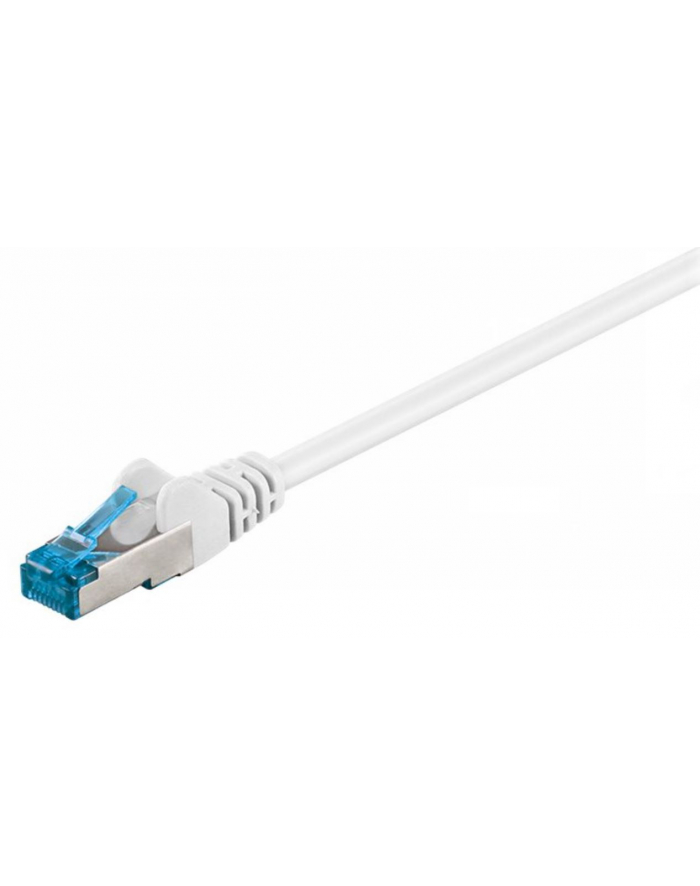 Kabel LAN Patchcord CAT 6A S/FTP biały 0,25m główny
