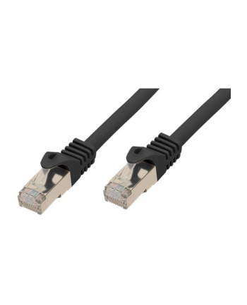 Patchcord Patchkabel CAT7/6a S/FTP 10m black RJ45 (LSZH)