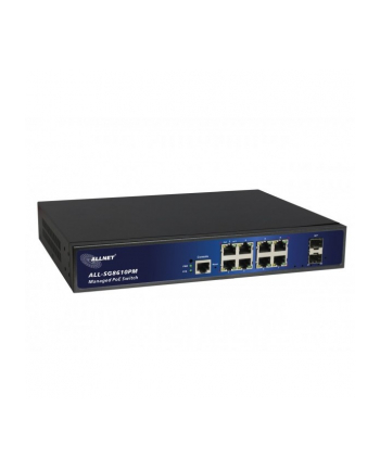 Allnet Switch A193997, 8+2 Porty, 10 / 100 1000 Mbit/S, Funkcja Poe (ALLSG8610PM)