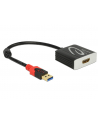 DELOCK ADAPTER USB 3.0 NA HDMI DELOCK 62736 20 CM CZARNY  () - nr 1
