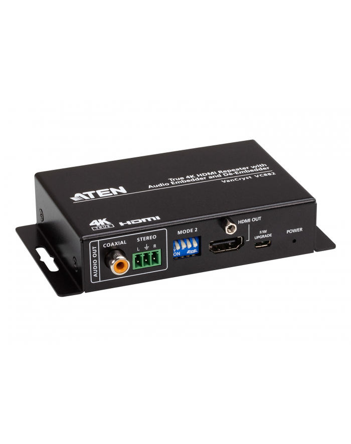 Aten True 4k HDMI wzmacniacz z funkcją audio embedder (VC882ATG) główny