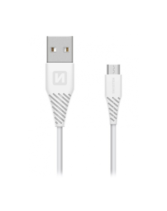 Swissten Kabel USB - Micro USB 1,5m Biały (71504300) główny