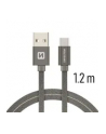 Swissten Kabel USB - USB Typ C 1,2m Zielony (71521202) - nr 3