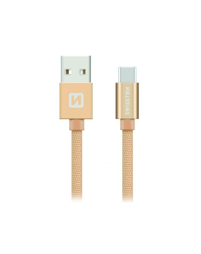 Swissten Kabel USB - USB Typ C 1,2m Złoty (71521204) główny