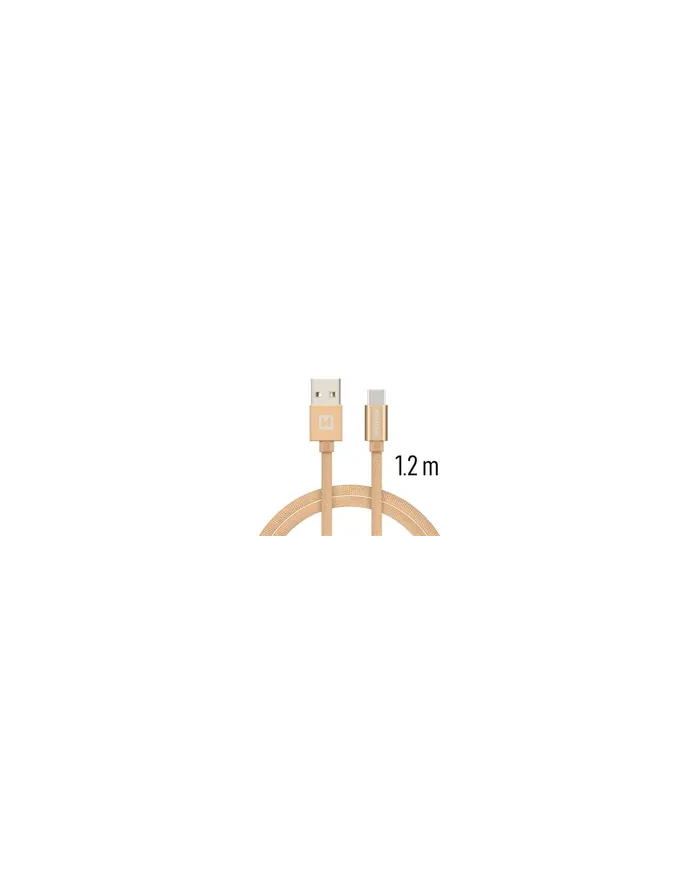 Swissten Kabel USB - USB Typ C 1,2m Złoty (71521204) główny