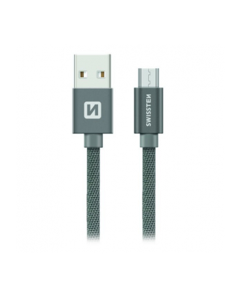 Swissten Kabel USB - Micro USB 1,2m Czarny (71522202)