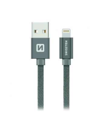Swissten Kabel USB - Lightning 2m Szary (71523302)