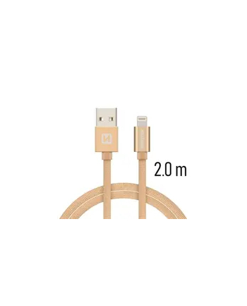 Swissten Kabel USB - Lightning 2m Złoty (71523304) nr 2