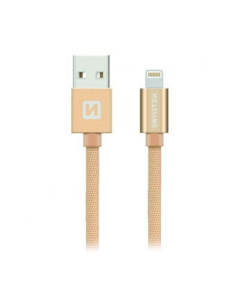 Swissten Kabel USB- Lightning MFI 2m Złoty (71524304)