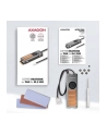 axagon Miedziany radiator z wentylatorem do dwustronnych dysków M.2 SSD CLR-M2FAN, wysokość 13cm - nr 30