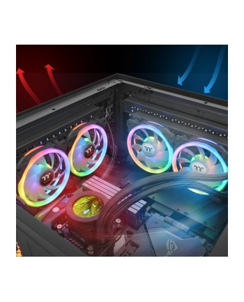 Thermaltake Swafan 12 RGB Fan, TT Premium 3 pack, 120 mm, exchangeable fan blades