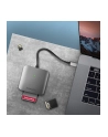 axagon Zewnętrzny czytnik kart CRE-S3C, USB-C 3.2 GEN 1, 3-slot ' lun SD/microSD/CF, obsługa UHS-II - nr 24