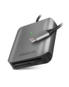 axagon Zewnętrzny czytnik kart CRE-S3C, USB-C 3.2 GEN 1, 3-slot ' lun SD/microSD/CF, obsługa UHS-II - nr 26