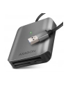 axagon Zewnętrzny czytnik kart CRE-S3, USB-A 3. 2 GEN 1, 3-slot lun SD/microSD/CF, obsługa UHS-II - nr 16