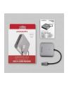 axagon Zewnętrzny czytnik kart CRE-S3, USB-A 3. 2 GEN 1, 3-slot lun SD/microSD/CF, obsługa UHS-II - nr 37