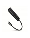 axagon Karta sieciowa, hub metalowy HMC-GL3A 3x USB-A + GLAN, USB 3.2 Gen 1, 20 cm USB-C kabel - nr 2