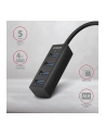 axagon Hub 4-portowy Mini metalowy USB 3.2 Gen 1 HUE-M1AL, 1.2m USB-A kabel - nr 11