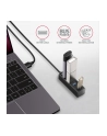 axagon Hub 4-portowy Mini metalowy USB 3.2 Gen 1 HUE-M1AL, 1.2m USB-A kabel - nr 4