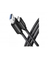 axagon Kabel USB-C - USB-A 2m USB 3.2 Gen 1, 3A, ALU, oplot BUCM3-AM20AB, czarny - nr 17