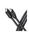 axagon Kabel USB-C - USB-C BUCM3-CM20AB 3.2 Gen 1, 2m, PD 60W, 3A, ALU, oplot, czarny - nr 21
