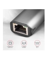 axagon Karta sieciowa 2.5 Gigabit Ethernet, Realtek 8156 AD-E-25R USB-A 3.2 Gen 1, automatyczna instalacja, szara - nr 11